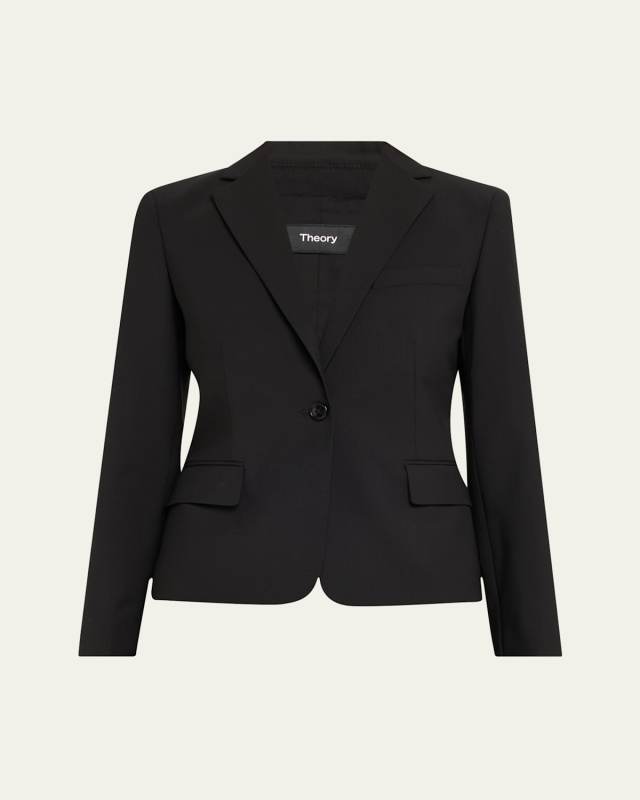 Slim One-Button Jacket